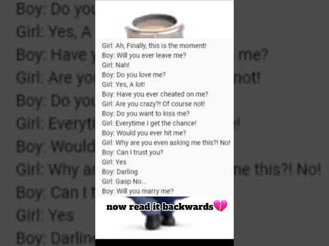 Thumbnail for now read it backwards 💔 #shorts by Bulgy bob