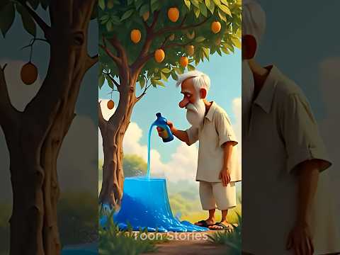 Thumbnail for Dadaji Ka Mango Tree #shorts #shortsfeed #shortvideo #short #shortsvideo #mango #ai #dadaji #cartoon by Toon Stories