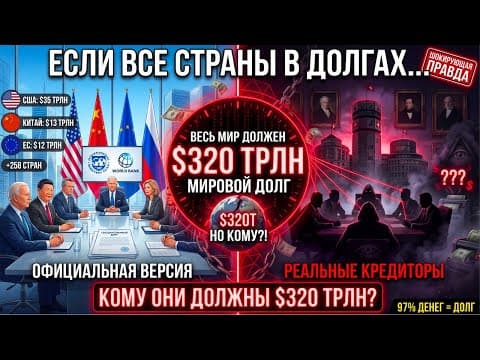 Thumbnail for Если ВСЕ страны в долгах, то кто КРЕДИТОР? Главная тайна экономики by Историк Экономики