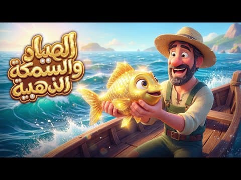 Thumbnail for قصة الصياد و السمكة الذهبية - يحكيها لكم آدم بشكل ممتع للأطفال by Learn with Adam - تعلم مع آدم