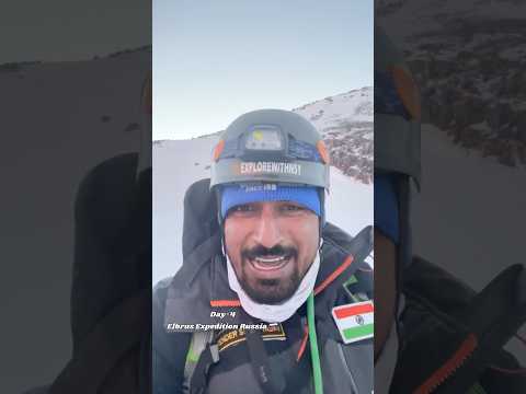 Thumbnail for Elbrus Expedition 2025, Day-4 #explorewithnsy #nsyoutdoors #elbrus #mountaineering #azaditoexplore by Narender Singh Yadav 