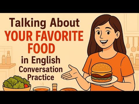 Thumbnail for Talking About Your Favorite Food in English | English Conversation Practice For Beginners by Everyday English Academy