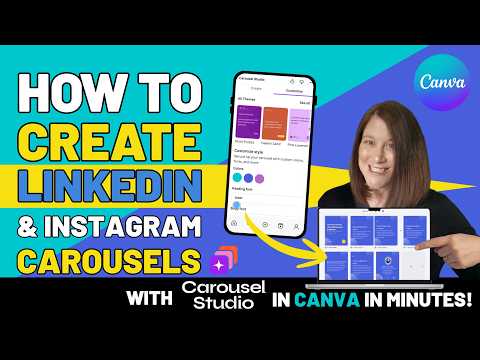 Thumbnail for Hate Making Carousels? Carousel Studio AI in Canva Does It For You by Thea Newcomb