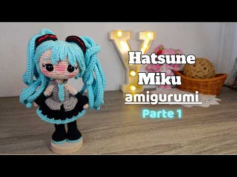 Thumbnail for Tutorial de Hatsune Miku amigurumi - Parte 1 | Hatsune Miku a crochet by Cefichet