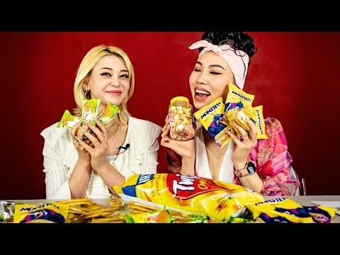 Thumbnail for K-POP IDOL AleXa Tries Malaysian Snacks With Aunty Kea ♥️ by Lyanna Kea