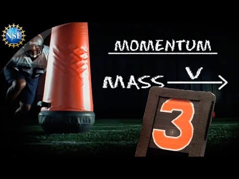 Thumbnail for Newton's Third Law of Motion 🏈 [Science of NFL Football] by National Science Foundation News