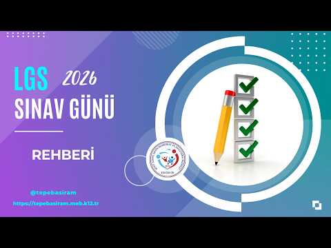 Thumbnail for LGS 2026 SINAV GÜNÜ REHBERİ by Şehit Şükrü Şahin Rehberlik ve Araştırma Merkezi