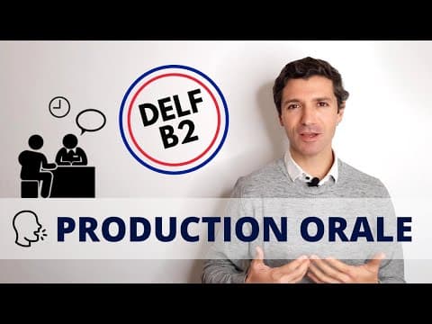 Thumbnail for DELF B2 - PRODUCTION ORALE | Exemple complet avec débat et sous-titres 👨‍🏫✅ by French School TV