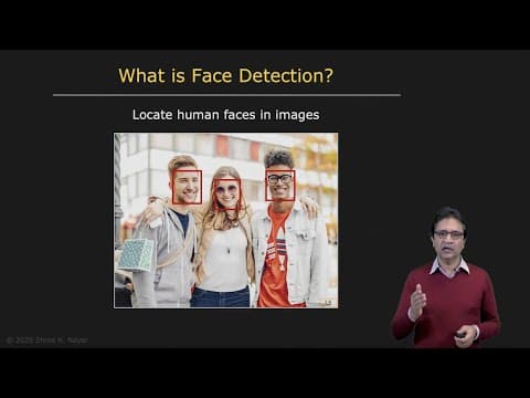 Thumbnail for Overview | Face Detection by First Principles of Computer Vision
