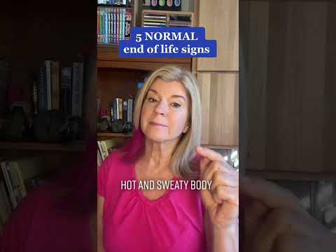 Thumbnail for 5 Normal end of life signs #hospicenurse #hospice #lightheartedlearning #hospiceeducation by Hospice Nurse Penny