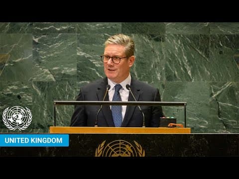 Thumbnail for 🇬🇧 United Kingdom - Prime Minister Addresses United Nations General Debate, 79th Session | #UNGA by United Nations