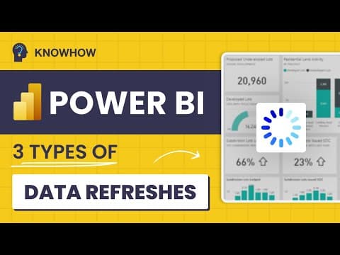 Thumbnail for Data refresh in Power BI: Manual, Schedule, Incremental by KnowHow Academy