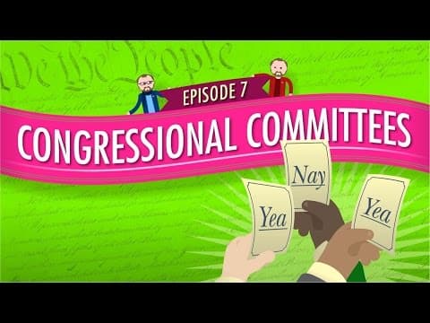 Thumbnail for Congressional Committees: Crash Course Government and Politics #7 by CrashCourse