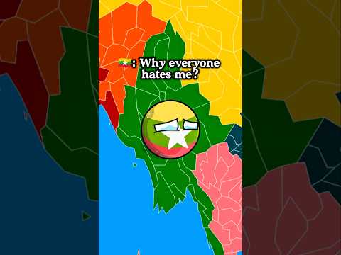 Thumbnail for Myanmar's WORST enemies! 😱🇲🇲 #myanmar #countryballs by TheBestGigi Shorts