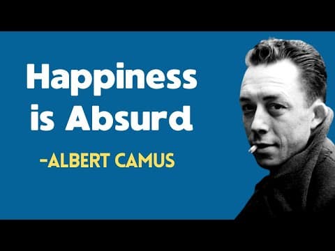 Thumbnail for The Genius Philosophy of Albert Camus by Fiction Beast