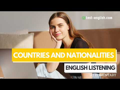 Thumbnail for Countries, nationalities, and languages – A1 English Listening Test by Test-English