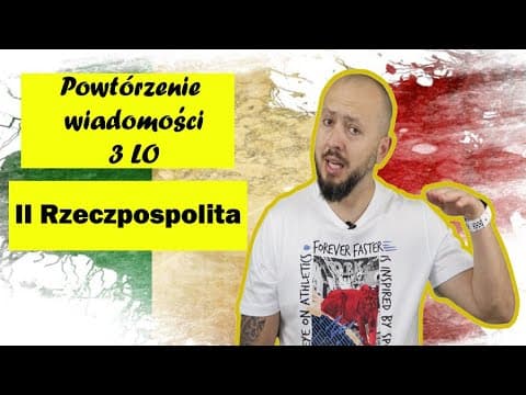 Thumbnail for Powtórzenie wiadomości LO 3, Rozdział 7- II Rzeczpospolita. Czas na podsumowanie! by Marcin Włoch