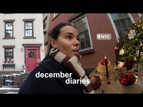 Thumbnail for december diaries: winter settling in & small joys by alia zaita