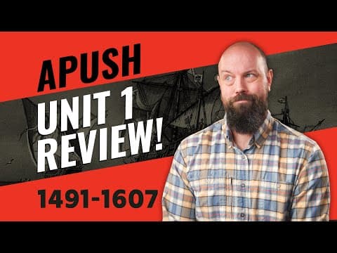 Thumbnail for APUSH Unit 1 REVIEW [Period 1: 1491-1607]—Everything You NEED to Know by Heimler's History