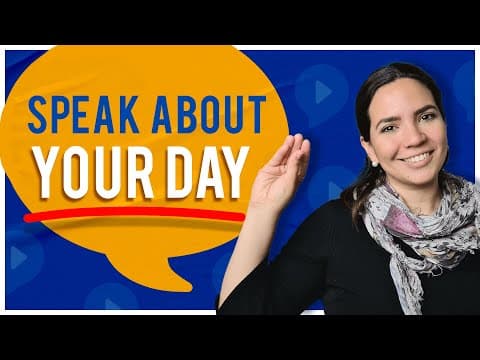 Thumbnail for SPEAK about YOUR DAY in Spanish like a NATIVE by Spring Spanish - Learn Spanish with Chunks