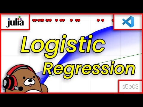 Thumbnail for [05x03] Logistic Regression | Classification | Supervised Learning | Machine Learning [Julia] by doggo dot jl