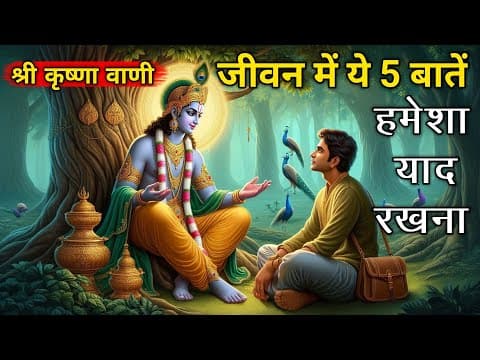 Thumbnail for जीवन के कड़वी सच्चाई | जीवन जीने के लिए कुछ जरूरी बातें  Best Krishna motivational quotes in Hindi by DHARMA PRAVAH