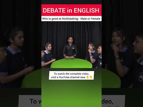 Thumbnail for Debate in english #shortvideo #english #shorts by The English Gurukul