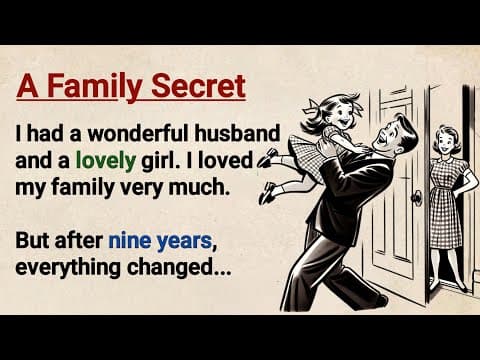Thumbnail for Learn English with Stories ⭐ A Family Secret | Level 3 English Listening & Speaking Practice by English Story Readings