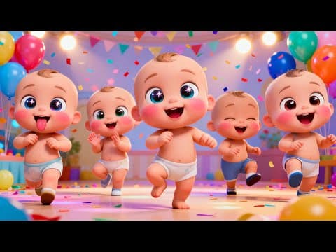 Thumbnail for Dudi Dudi Dam Dam Dance 💃 💃  | Dodi Dodi Dum Dum Cutest Babies Dancing | Kids Hindi Rhymes #dudidudi by Wiggly Wisdom