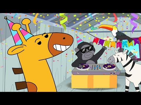 Thumbnail for El cumpleaños de la Jirafa | Cuentos cortos para niños by Ajubá Cuentos