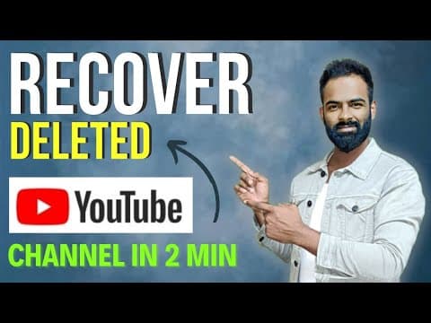 Thumbnail for How to Recover YouTube Channel | How to Recover Deleted YouTube Channel by Grow With Yunus
