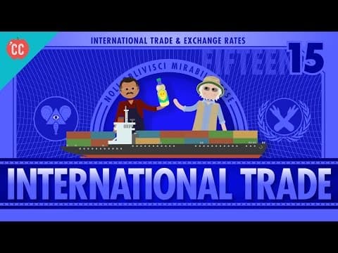 Thumbnail for Imports, Exports, and Exchange Rates: Crash Course Economics #15 by CrashCourse