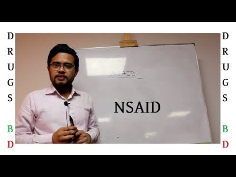 Thumbnail for Pharmacology of NSAID. জ্বর ও ব্যথা নিবারনের জন্য ব্যবহৃত ঔষধ NSAID'র কার্যপদ্ধতি। by Drugs BD