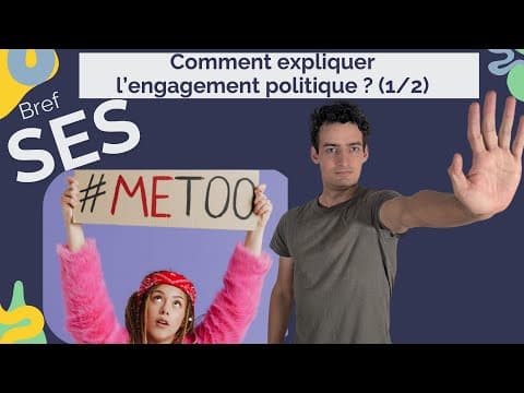 Thumbnail for Comment expliquer l'engagement politique? (1/2) | Terminale SES (Bac 2025) by BrefSES