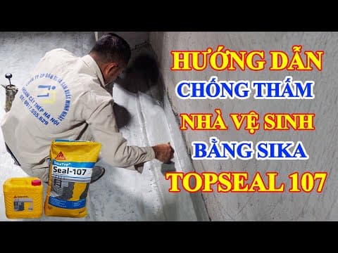 Thumbnail for Hướng dẫn chống thấm nhà vệ sinh bằng SiKa Topseal 107 | Quy trình chống thấm nhà vệ sinh bằng sika by Tư Vấn Xây Dựng