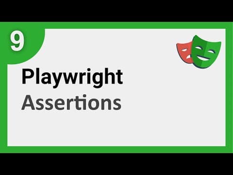 Thumbnail for Playwright Beginner Tutorial 9 | Assertions by Automation Step by Step