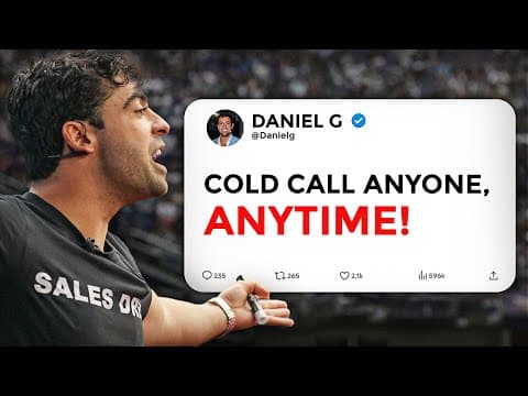 Thumbnail for How To Cold Call Anyone, Anytime | Daniel G by Daniel G