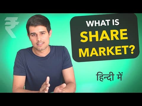 Thumbnail for Share Market Explained by Dhruv Rathee (Hindi) | Learn Everything on Investing Money by Dhruv Rathee