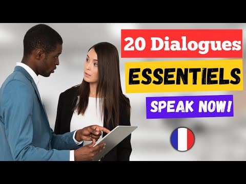Thumbnail for 20 Daily French Conversations - French Practice by French Talks