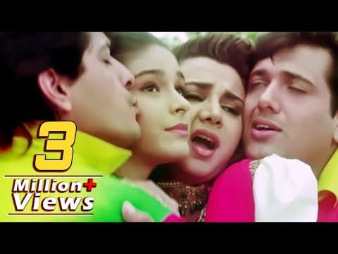 Thumbnail for Lal Dupatte Wali Tera Naam To Bata | 90s 4K Song | Govinda Chunky Pandey | Aankhen | Kumar Sanu Alka by 90s Filmy Gaane