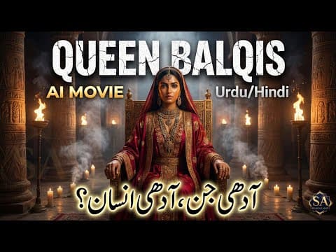 Thumbnail for QUEEN BILQIS AI MOVIE | HALF-JINN OR HUMAN? | Urdu/Hindi Stories by SA Religious Voice
