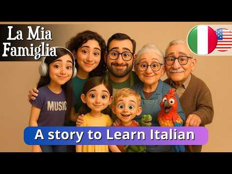 Thumbnail for 🏡 LEARN ITALIAN with a Simple Family Story 👨‍👩‍👧‍👦 (A1-A2) by Epic Italian Journey