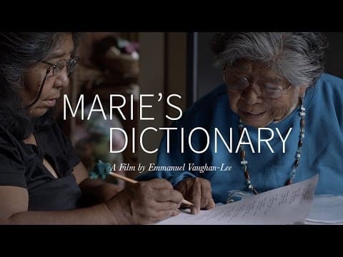Thumbnail for Marie's Dictionary by Global Oneness Project