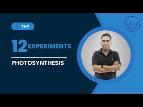 Thumbnail for Experiments in Photosynthesis | CSIR NET LIFESCIENCE | NILESH SONI by The Nilesh Soni