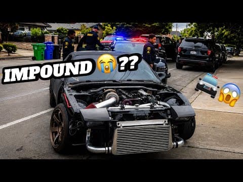 Thumbnail for FIRST Drive In My UNFINISHED 2JZ 240SX… And I Got Pulled Over !!😭🚔 by SLATT_S13