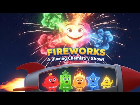 Thumbnail for How Do Fireworks Work? | 🎆 The Chemistry of Colors & Booms! | Fun Simple Science by Tender Intellects
