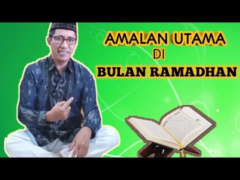 Thumbnail for AMALAN UTAMA DI BULAN RAMADHAN by Lina Rosdiani