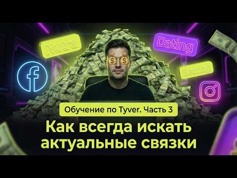 Thumbnail for Как всегда искать актуальные связки при помощи Tyver | Анализируем и мониторим крео конкурентов 24/7 by Павел Швецов Арбитраж Трафика и Маркетинг