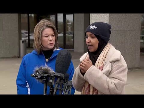 Thumbnail for ICE in MN: Ilhan Omar, Craig share what they saw at Whipple Federal Building by FOX 9 Minneapolis-St. Paul