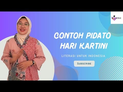 Thumbnail for Contoh Pidato Hari Kartini ✅ Literasi untuk Indonesia by Literasi untuk Indonesia